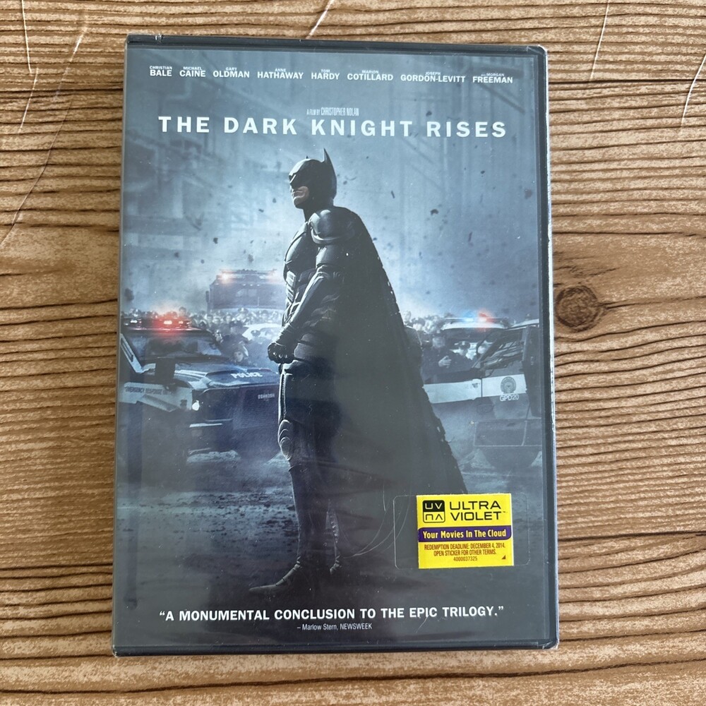 The Dark Knight Rises (DVD, 2012) Christian Bale Michael Caine ~New Sealed